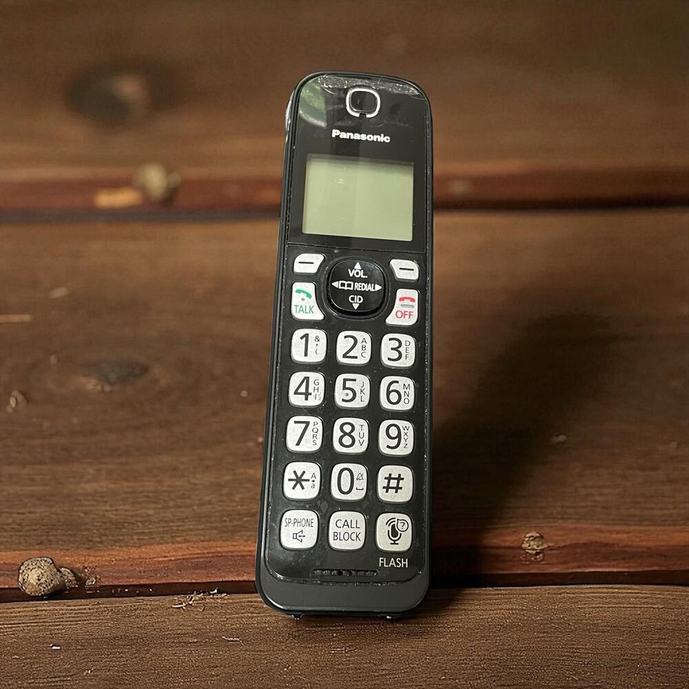 Panasonic KX-TGDA52 DECT 6.0 Cordless Phone Handset ONLY Replacement Black Unit